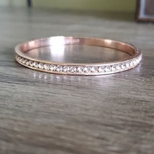 Coach rose gold cuff bracelet